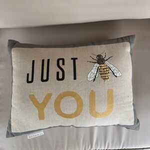 Pottery Barn Decorative Throw Pillow 15”x 11”